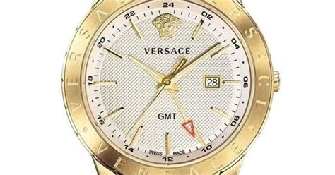 batterie versace gmt armbanduhr herren bk006 18 modell univers|Versace VEBK00718 Herrenuhr Univers Bicolor GMT 43mm 5ATM.